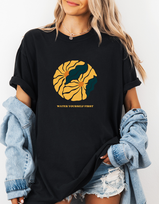 Vibrant Boho "Water Yourself First" T-Shirt (Unisex)